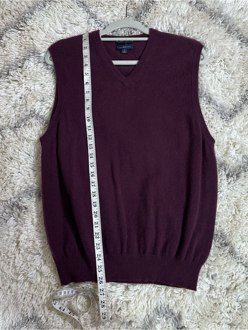 CLUB ROOM CASHMERE VEST - Picture 9 of 9